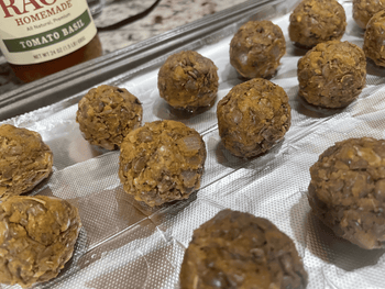 Lentil Balls for Pasta Dishes