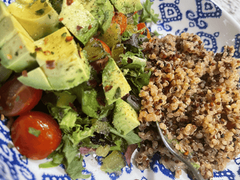 Quinoa Bowl with Avocado Salad